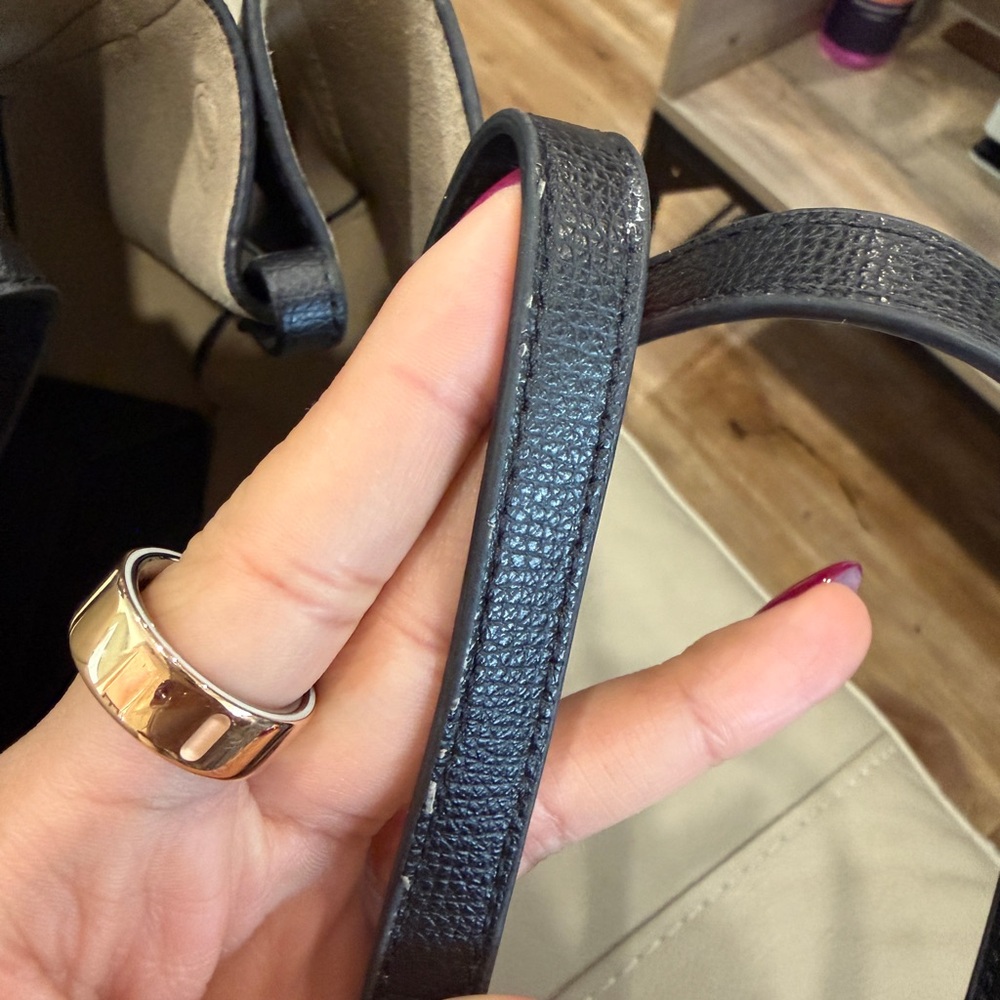 Polène Black Leather Shoulder Bag - Picture 7 of 9
